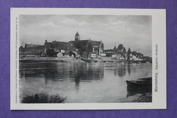 Postcard PC Marienburg Malbork 1905-1915 town view Poland Polska